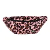 Waist Bags Women Chest Leopard Plush Fanny Pack Shoulder Female Large Capacity Phone Money Packs Sac Banana Femme 221208