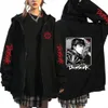 Sweats à capuche pour hommes Sweatshirts Automne Hiver Zip Manteau À Capuche Sweat-shirt De Mode Harajuku Anime Berserk Cool Loog Manches Hommes Femmes Vestes Vêtements Puck 221208