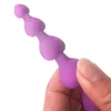 Sex Toy Dildo Heart Pärlor Soft Anal Plug Anus Toys Silicone G-Spot Stimulerande rumpa Plugs Vuxen Par Y