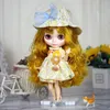 인형 ICY DBS BLYTH DOLL 16 애니메이션 인형 조인트 바디 흰색 피부 화려한 얼굴 의류 신발과 손으로 특별한 콤보 30cm BJD 장난감 221208