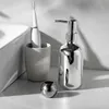 Жидкий мыльный дозатор 500 мл 300 мл серебряного покрытия дезинфицирующего дезинфицирующего салона гель для душа для ванной комнаты 221207
