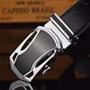 Riemen witte automatische buckle man riem hoogwaardige luxe zakelijke zakelijke lederen modeontwerper casual cowboy ceinture homme homme