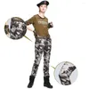 Buiten broek groot formaat vrachtvrouwen militaire kleding slanke potlood multi-pocket katoenen zweetwedstrijden leger mode camouflage broek