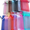 HDYU Drawable Organza 가방 9x12 cm 웨딩 선물 가방 쥬얼리 포장 가방 웨딩 파우치 멀티 컬러 100pcs lot3216