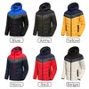 Mens Down Parkas Winter Brand Casual Gruby wodoodporna płaszcz z kurtką jesienną wiatroodporną czapkę 221207