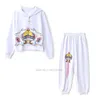 Ethnische Kleidung 2022 Frauen Chinesische National Student Sweatshirt Jogginghose Jogginganzug Vintage Blumenstickerei Traditionelle Koreanisch