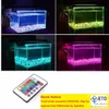 Nicrew Acquario Illuminazione a LED Striscia LED RGB con telecomando dimmerabile che cambia colore 7W Adatto per acquario da 11 a 19 pollici