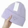 Dzianin Bonnet Truck Hat Man Head Warm Designer Beanie luksus dopasowany zima jesień gorro czaszka luzem vintage swobodny miękki wełna