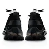 Дизайнерская туфли на открытом воздухе Custom Эластичная кроссовка частиц-7044919 Черно белый рисунок DIY Добавить свой дизайн