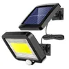 160 LED Solar Wall Lights Outdoor Waterdichte PIR Motion Sensor Lighting Park Courtyard Hek Street Garden Decoratielamp