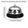 اتصل بمكتب الجرس Bell Christmas Kitchen Hotel Counter Bells Small Single Dining Bell Table Summoning Bell 1208