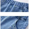 Byxor Elegant design tonåring barn jeans för flickor denim byxor tonåring barn fjärilskläder 4 5 7 9 11 13 14 år 221207
