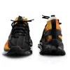 M￤nner Frauen Sneaker Custom Elastic Running Shoes K￼rbis-988231 Schwarz wei￟es DIY-Muster F￼gen Sie Ihr Design hinzu