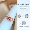 Cluster Rings ring Moissanite 925 Sterling Silver Original Jewelry Zircon Factory Outlet Superior Quality Women's