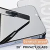 30° PRIVACY GLASS PROTECTOR For iphone 14 14pro samsung A51 HUAWEI promax phone screenprotector High Clear with Packing fingerprint tempered screenguard for apple