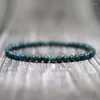 أساور سحر 4 ملم سوار حجر صغير للنساء الرجال عالي الجودة خريطة النمر الحمم البركانية العيون المخرمة Braclet اليوغا الإكسسوارات المجوهرات المجوهرات