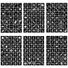 기타 영구 메이크업 공급 22 시트 반짝이는 임시 헤나 문신 스텐실 세트 400pcs 에어 브러시 문신 템플릿 성인 성인 얼굴 바디 페인팅 221208