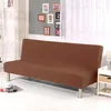 Chair Covers Armless Sofa Cover Bed Futon Mattress Couch No Arms Dust Protection Elastic Furniture Protector