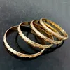 Bracciale rigido da sposa arabo, gioielli da donna, braccialetti placcati in oro, polsini, ciondoli da sposa, regali per feste