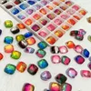 Nail Art Decorations Fashion 8mm Square Fillet Rhinestone Crystal Stone Rhinestones DIY Clothing Accessories Glass Jewelry