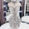 2023 Designer Robes de mariée sirène robe nuptiale Rouffée de perle en dentelle en dentelle sur mesure