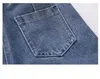 Calça de calça meninas jeans jeans esticar calças de perna larga calças de perna fora fora de roupa para adolescentes menina primavera outono 221207