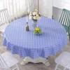 Tafel doek pastoraal pvc ronde tafelkleed plaid cover kerst waterdichte dineren keuken olie-proof protector decoratie