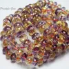 Ожерелья с бисером Meihan Natural Amethyst Citrine Quartz Faceled Rondelle Charms для браслетов Beads Рождественские украшения 221207