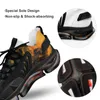 الرجال أحذية رياضية مخصصة للأحذية المرنة مرنة اليقطين -988231 أسود أبيض DIY نمط