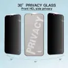 30° PRIVACY GLASS PROTECTOR For iphone 14 14pro samsung A51 HUAWEI promax phone screenprotector High Clear with Packing fingerprint tempered screenguard for apple