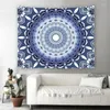 Tapestries Art Oil Painting Datura Tapestry 3D Printed Handmade Wall Mandala Blanket Tapiz Pared Hanging