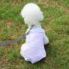 犬のアパレルペットの服ボウノットストライプシャツ犬猫小さな薄い夏の青い男の子の子犬Tシャツチワワの服