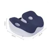 Pillow Buttock Pad Memory Foam Sit Bone Relief Seat For BuLower Back Hamstrings Hips Ischial Tuberosity Reduce Fatigue Chair