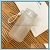 Tumblers Diy Sublimation Frost Tumblers Sling Sile Portable Rope Handy Cup For Male And Female Students Wll675 Drop Delivery Home Ga Dhvjn