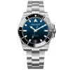 Agelocer New Men 's Automatic Watch 10ATM 방수 바다 블루 블루 자동 다이버의 스포츠 남자 손목 시계 reloj hombre 2022