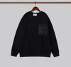 Männer Hoodies Sweatshirts Designer Männer Mode Streetwear mit Dreieck Abzeichen Herren Damen Lose Einfarbig Langarm Tops 5TRY