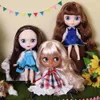 Dolls ICY DBS Blyth 16 BJD Joint Body 30cm Nude White Skin Tan Dark Special Price Girls Gift Random Eyes Colors 221208