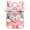 Plecaki Śliczne Unicorn Student School Girl Cartoon Mini Fur Schoolbag Kidergarten Doll Plush Bag Toy Prezent 221208