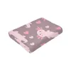 Blankets Soft Warm Fleece Blanket Cute Cartoon Axolotl Winter Sofa Throw 3 Size Light Thin Mechanical Wash Flannel