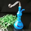 Color Striped Vase Pot Wholesale Glass Pipe Smoking Pipe Fittings