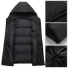 Gilet da uomo Gilet classico in cotone Antivento antifreddo Morbido Gilet da uomo autunno inverno tinta unita con cappuccio ispessito