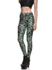 Women's Leggings Women Fashion Sexy Green Zombie Printing