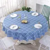 Tafel doek pastoraal pvc ronde tafelkleed plaid cover kerst waterdichte dineren keuken olie-proof protector decoratie