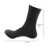 Мужские носки 2022 Высококачественное мужское бамбуковое волокно -квадратное сжатие деловое платье Длиное дезодорация дышащее 6pairs/lot
