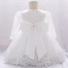 inverno batismo vestidos para bebês