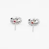 Boucles d'oreilles grenat rouge naturel pour femmes, argent 925, bijoux, Base ovale, pierre précieuse de 5mm, pierre de naissance de janvier, tenue de bureau, E079RGN