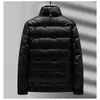 Herren Down Parkas Brand Winter Mens Down Jackets Modefellkragen warm gepolstertes Mantel Klassiker Solid Color Business Casual Down Jacket Männer 221208