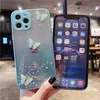 Moda 3D Bling Butterfly Kadın Yumuşak Kılıfı İPhone 15 13 14 11 12 Pro Max Mini 7 8 Plus XR XS MAX SE Kız Telefon Kapağı Fundas