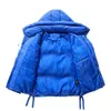 Down Down Parkas Winter Winter Puffer algodão acolchoado espesso Thermo Puffy sobretudo moda moda com capuz à prova de vento tamanho M 4xl 221207