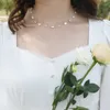 Sautoirs ASHIQI véritable collier de perles baroques naturelles 925 bijoux de mode de mariage en argent Sterling pour les femmes 221207